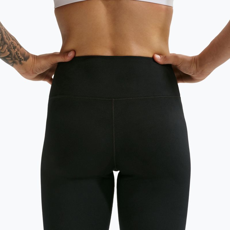 Moteriškos tamprės Nike One Seamless Front High-Waisted black/white 5
