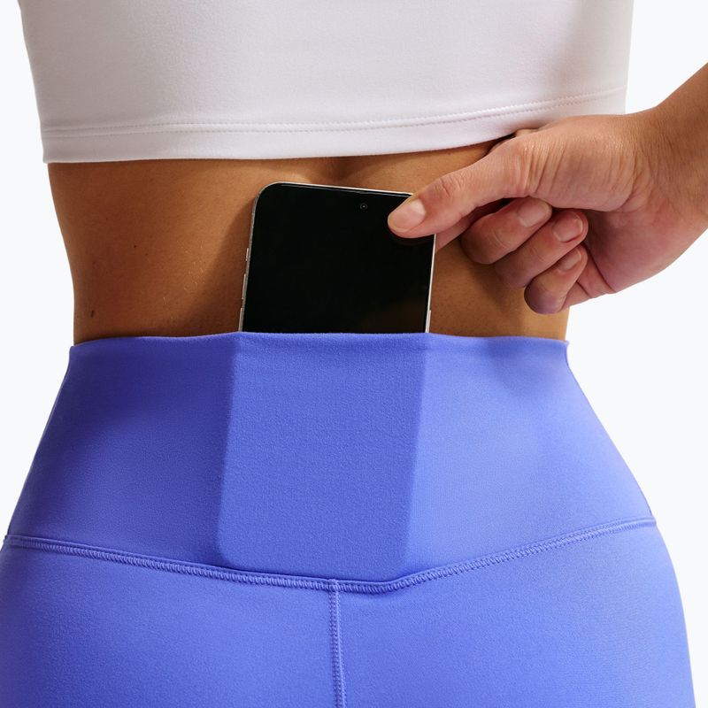 Moteriškos tamprės Nike One Seamless Front High-Waisted sapphire/white 7