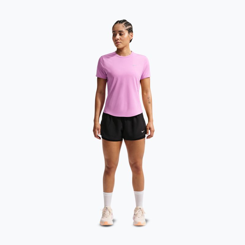 Moteriški bėgimo marškinėliai Nike Swift Dri-Fit light magenta 2