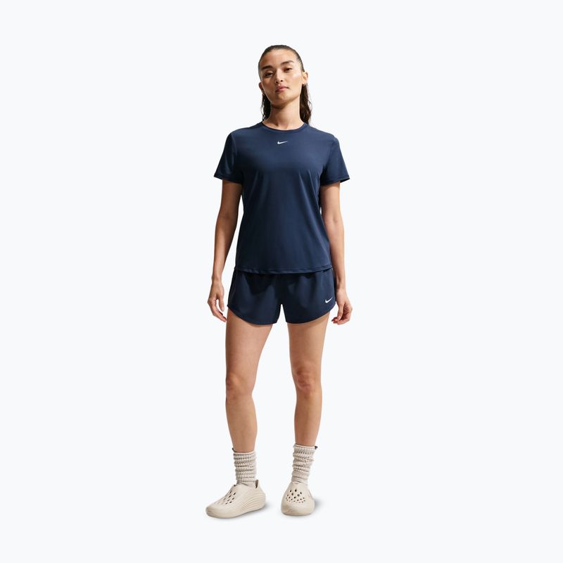 Moteriški treniruočių šortai Nike One midnight navy/white 2