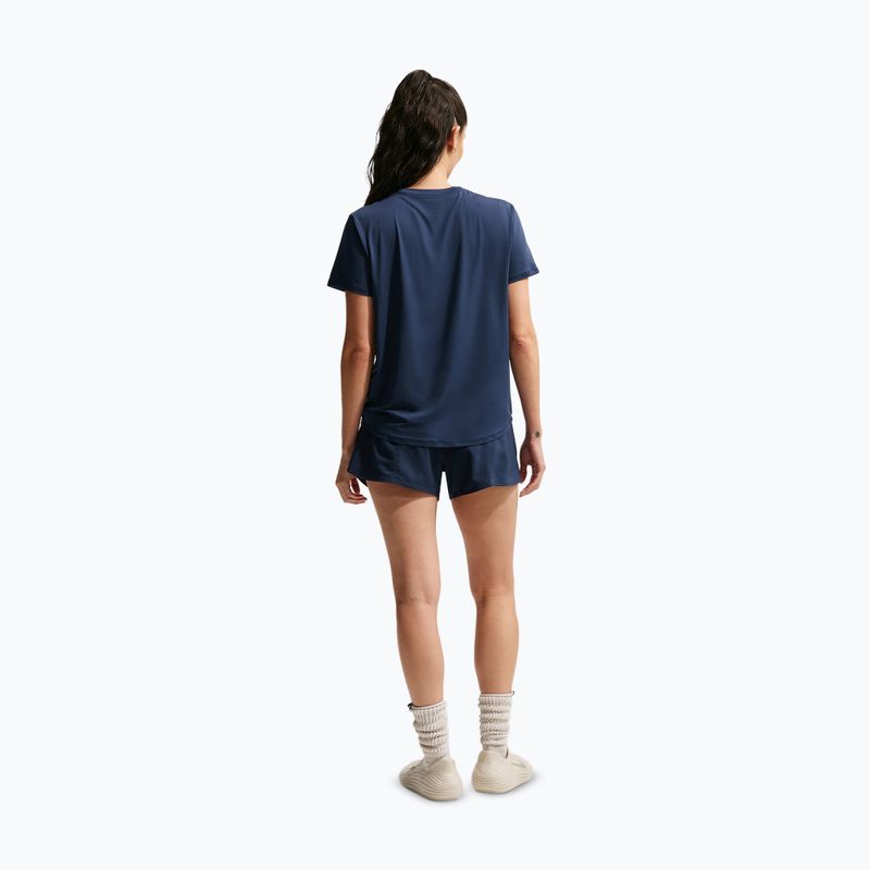 Moteriški treniruočių šortai Nike One midnight navy/white 3