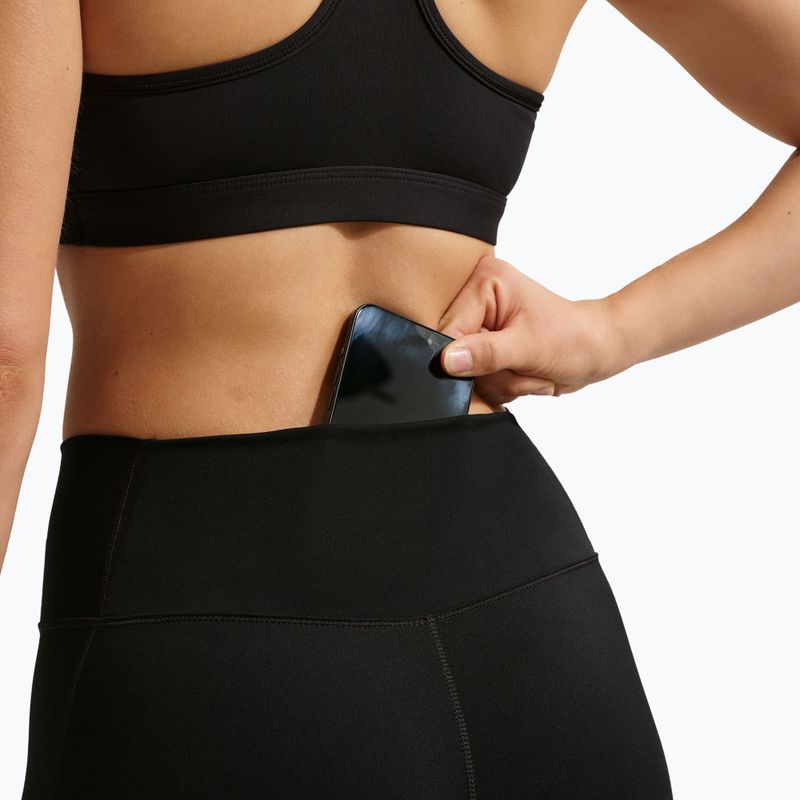 Moteriškos treniruočių tamprės Nike One High-Waisted 7/8 black/white 6