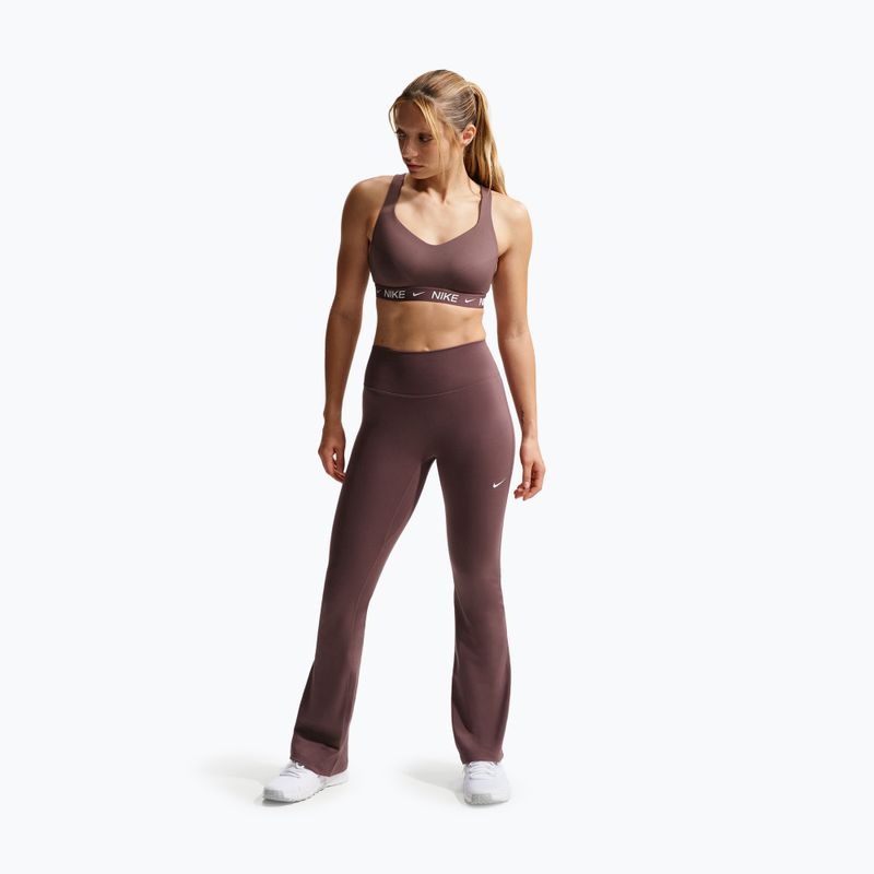 Moteriškos tamprės Nike One High Waisted Flared tattoo/white 2