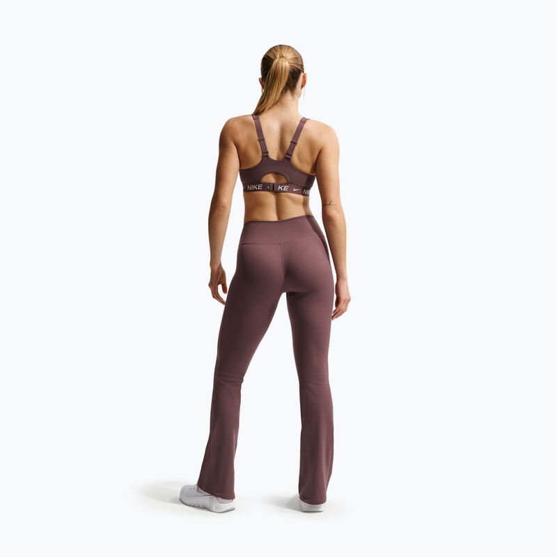 Moteriškos tamprės Nike One High Waisted Flared tattoo/white 3