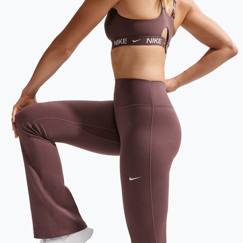 Moteriškos tamprės Nike One High Waisted Flared tattoo/white 4