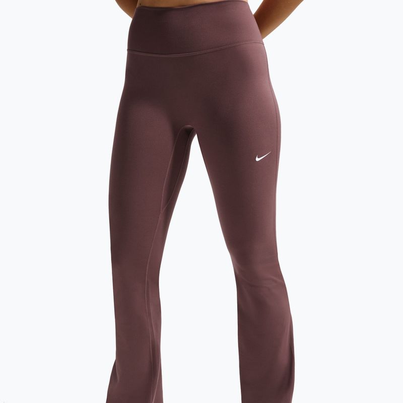 Moteriškos tamprės Nike One High Waisted Flared tattoo/white 5
