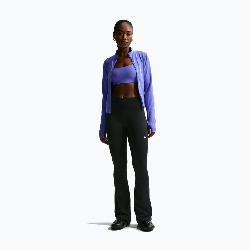 Moteriškos tamprės Nike One High Waisted Flared black/white 2