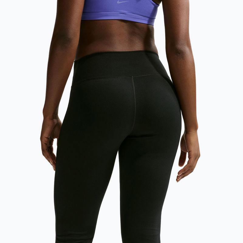 Moteriškos tamprės Nike One High Waisted Flared black/white 6