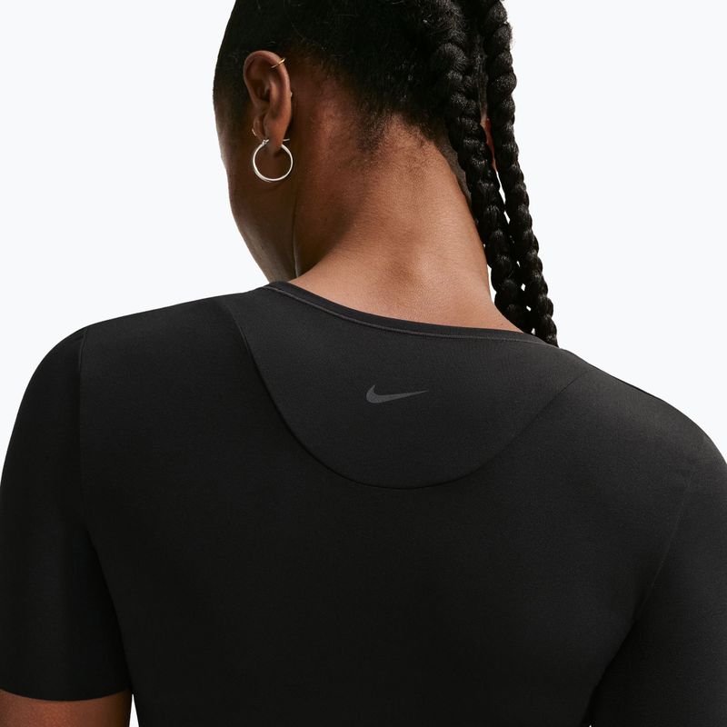 Moteriški treniruočių marškinėliai Nike Zenvy black/cool grey 5