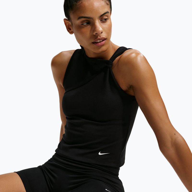Moteriški treniruočių marškinėliai Nike One Dri-Fit TT black/white 4