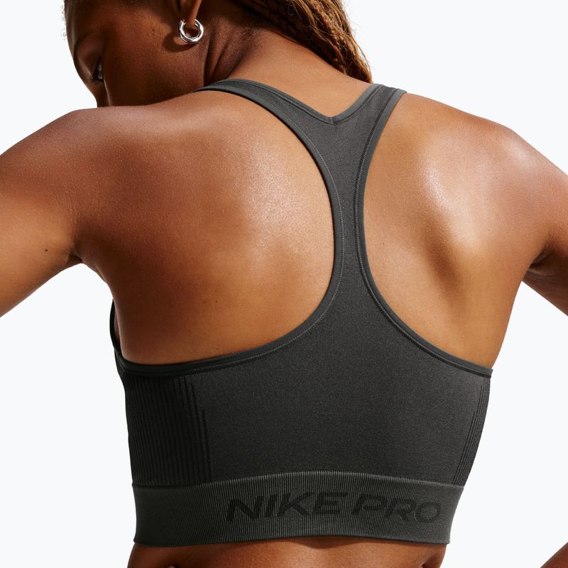 Moteriški marškinėliai Nike Pro Seamless Dri-Fit Cropped dark 5