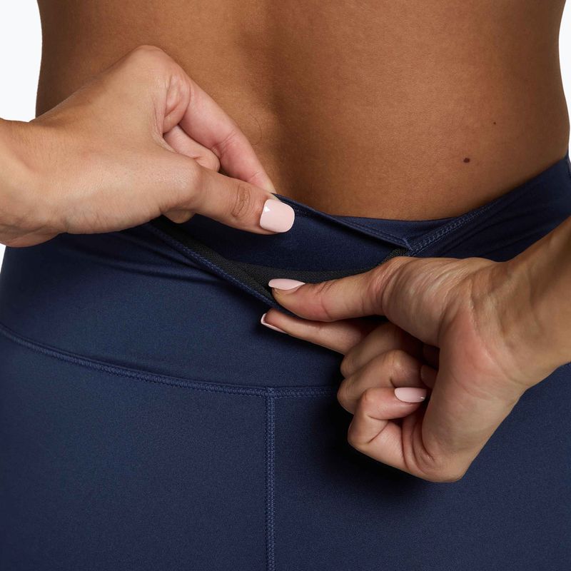 Moteriški šortai Nike One High-Waisted Biker 8" midnight navy/white 4