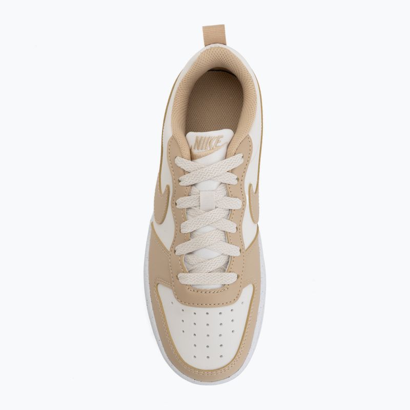 Vaikiški batai Nike Court Borough Low Next Bloom phantom/white/linen 5