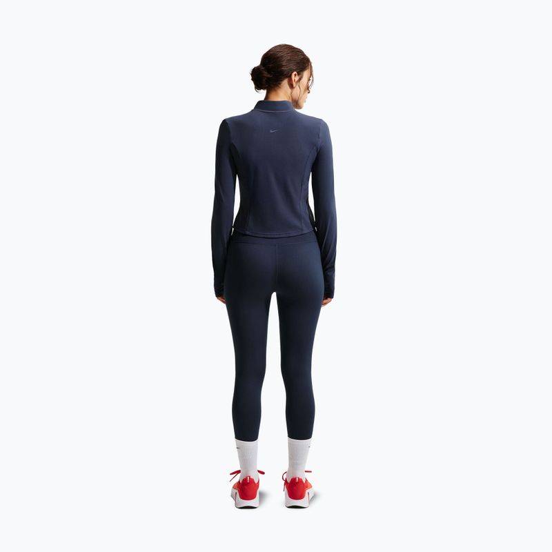 Moteriškos tamprės Nike One midnight navy/white 3