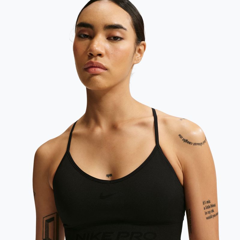 Treniruočių liemenėlė Nike Pro Seamless Light Support black 4