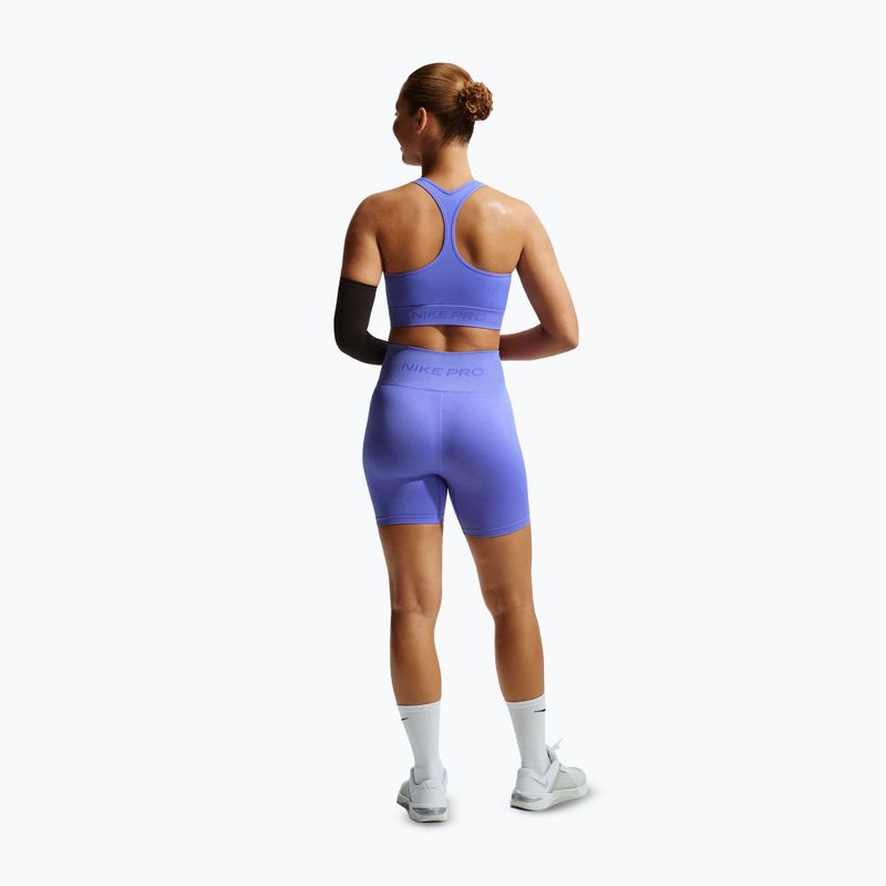 Moteriški marškinėliai Nike Pro Seamless Dri-Fit Cropped sapphire 3