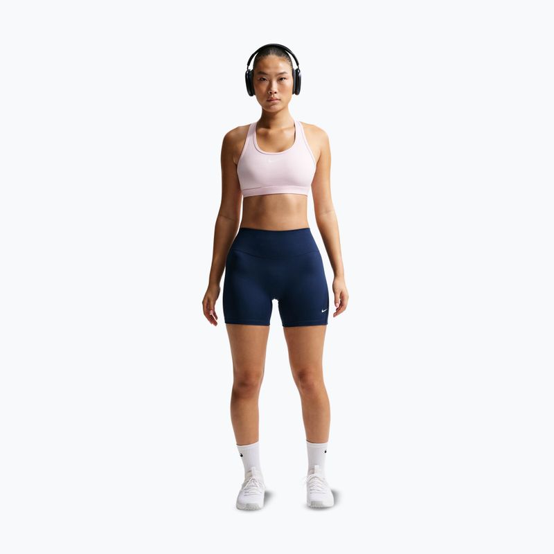 Moteriški treniruočių šortai Nike One midnight navy/white 8