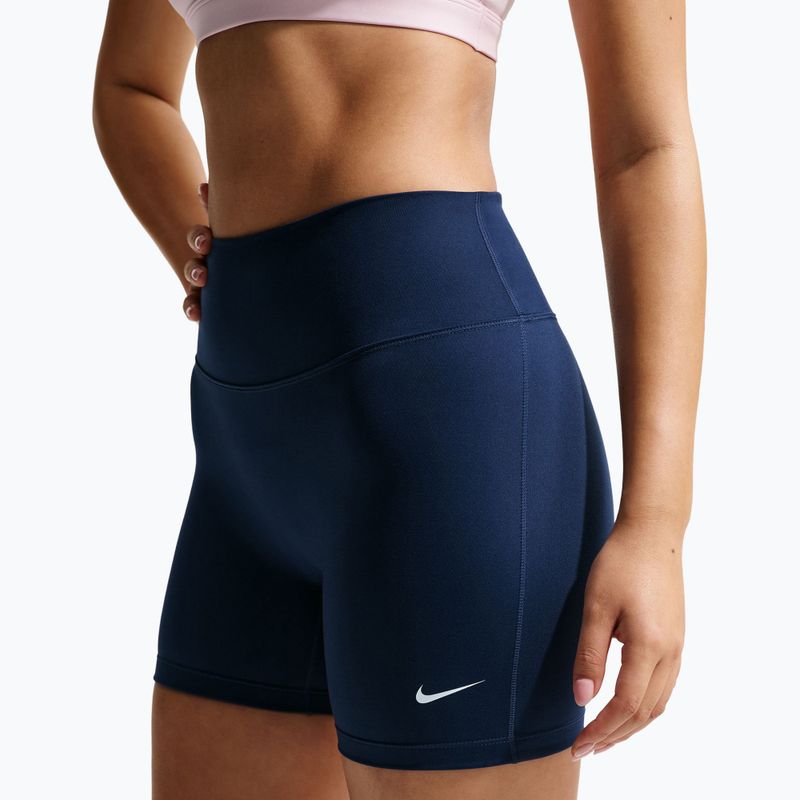 Moteriški treniruočių šortai Nike One midnight navy/white 3