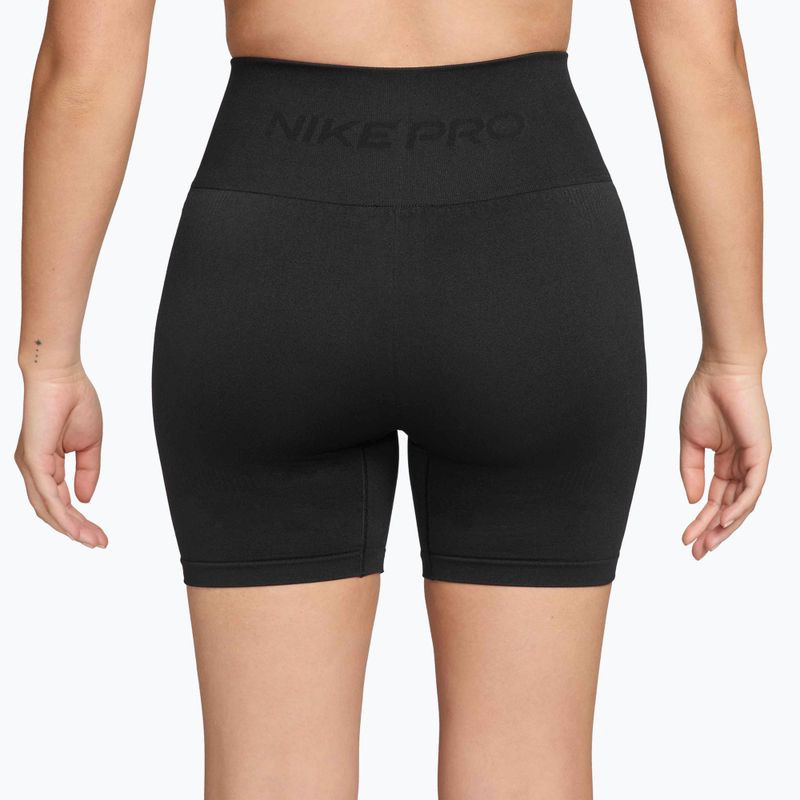 Moteriški šortai Nike Pro Seamless High-Waisted Biker 5" black 2