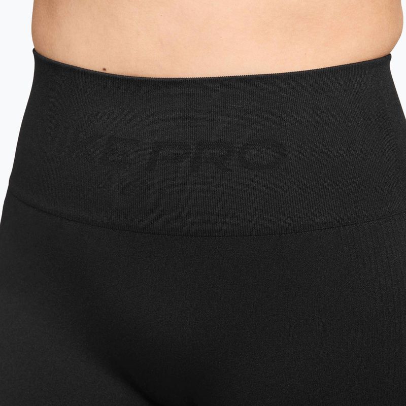 Moteriški šortai Nike Pro Seamless High-Waisted Biker 5" black 4