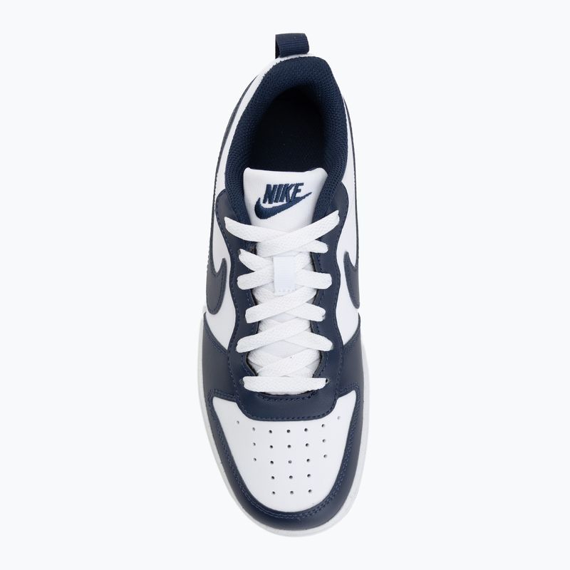 Vaikiški batai Nike Court Borough Low Next Bloom white/white/midnight navy 5