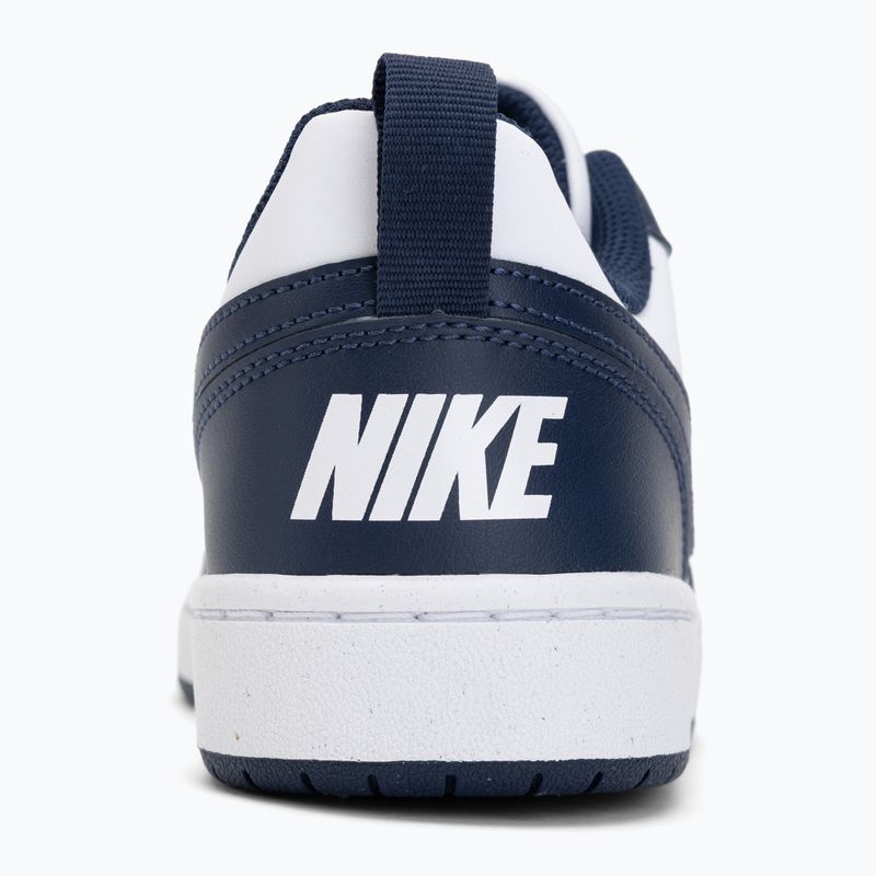 Vaikiški batai Nike Court Borough Low Next Bloom white/white/midnight navy 6