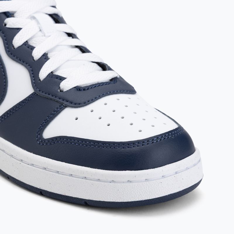 Vaikiški batai Nike Court Borough Low Next Bloom white/white/midnight navy 7