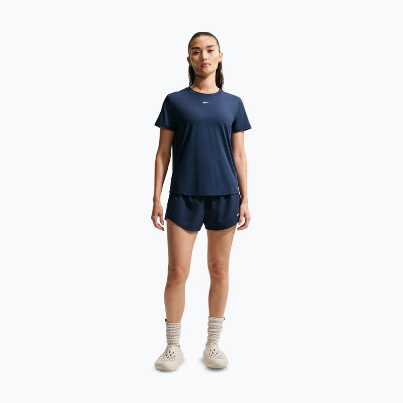 Moteriški treniruočių marškinėliai Nike One Classic midnight navy/white 2