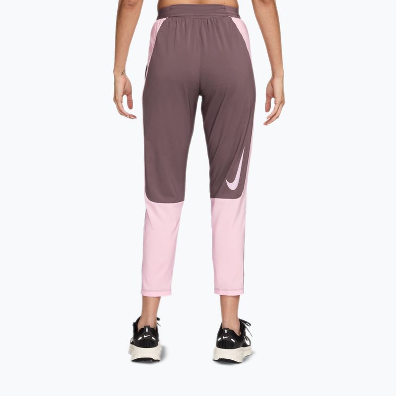Moteriškos bėgimo kelnės Nike Tempo Swoosh Dri-Fit Mid-Rise 7/8 tattoo/pink foam 2