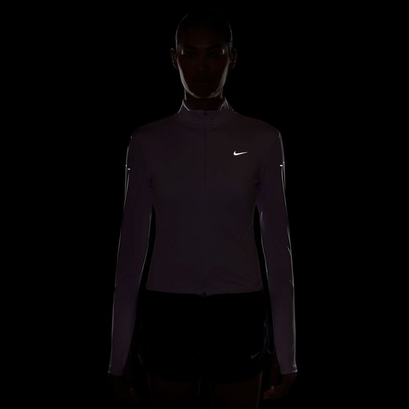 Moteriškas bėgimo džemperis Nike Swift Dri-Fit Full Zip Mid-Layer violet mist 4