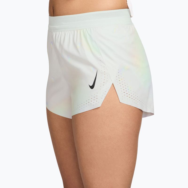 Moteriški bėgimo šortai Nike AeroSwift Dri-Fit ADV 3" off white/white/black 3