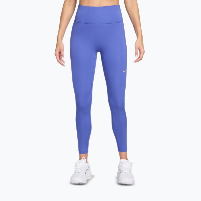 Moteriškos bėgimo tamprės Nike Tempo Flash High-Waisted 7/8 sapphire/white