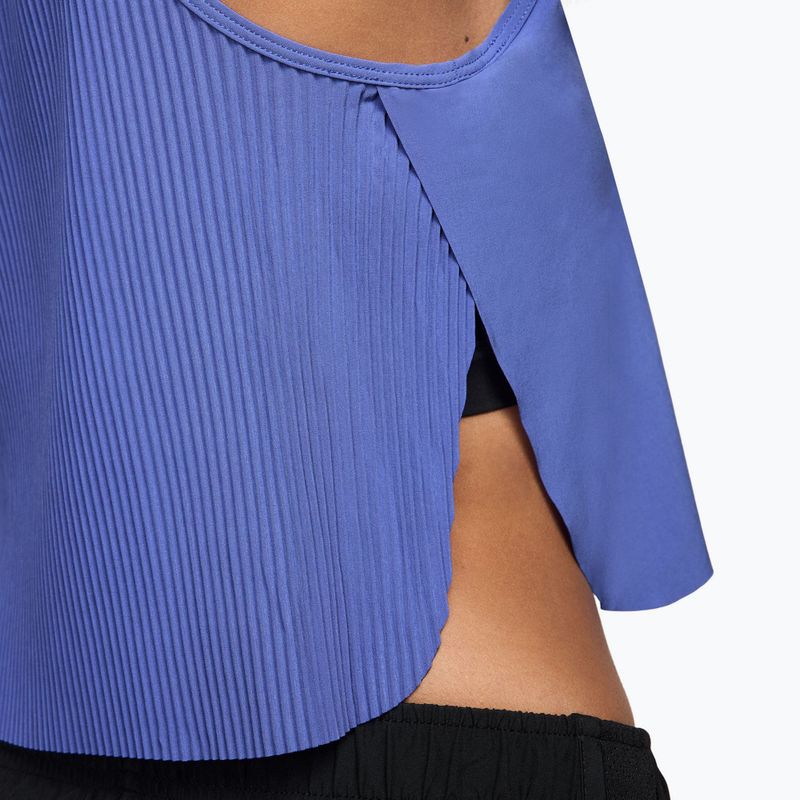 Moteriški bėgimo marškinėliai Nike AeroSwift Dri-Fit ADV Cropped Tank Top off sapphire/black 3