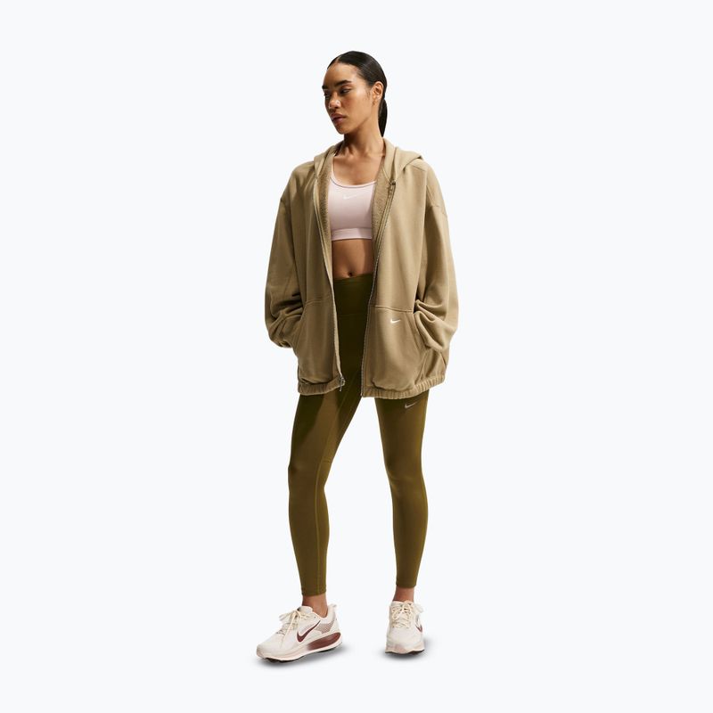 Moteriškos bėgimo tamprės Nike Tempo High-Waisted 7/8 olive flak 2