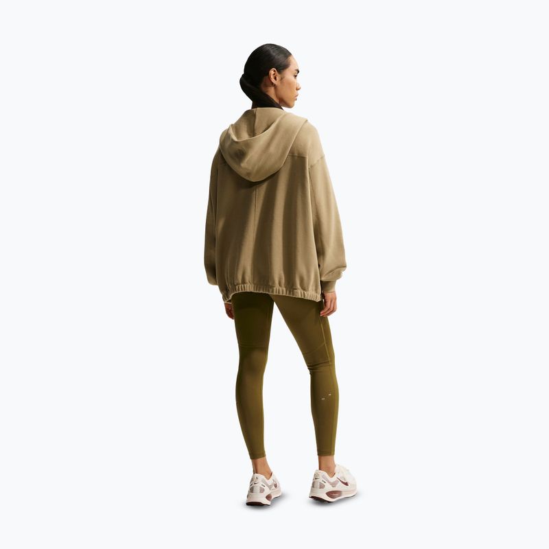 Moteriškos bėgimo tamprės Nike Tempo High-Waisted 7/8 olive flak 3