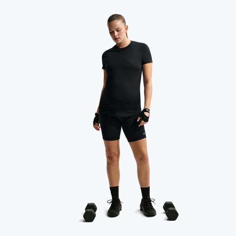 Moteriški šortai Nike One Maternity High-Waisted 8" black/white 2