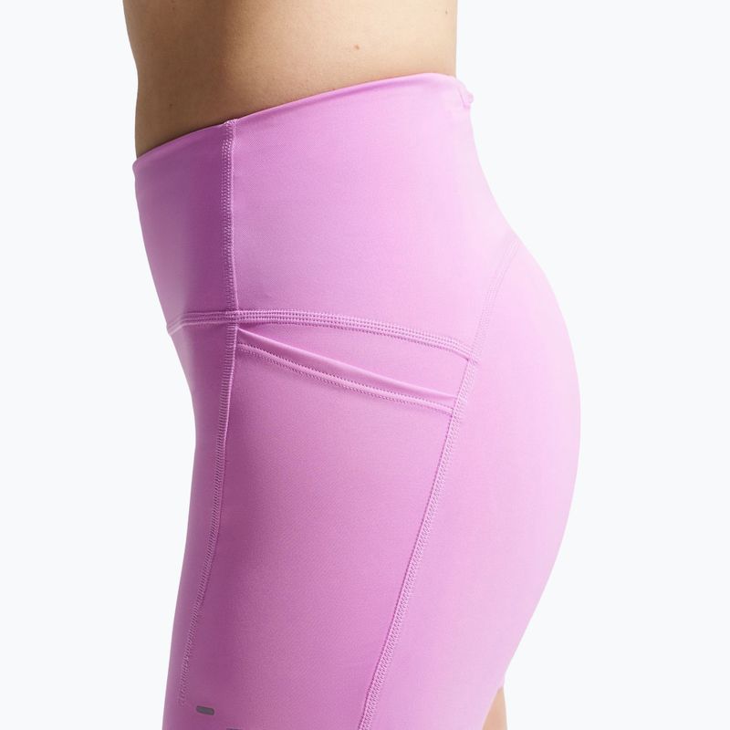 Moteriški bėgimo šortai Nike Swift High-Waisted 4" light magenta 6