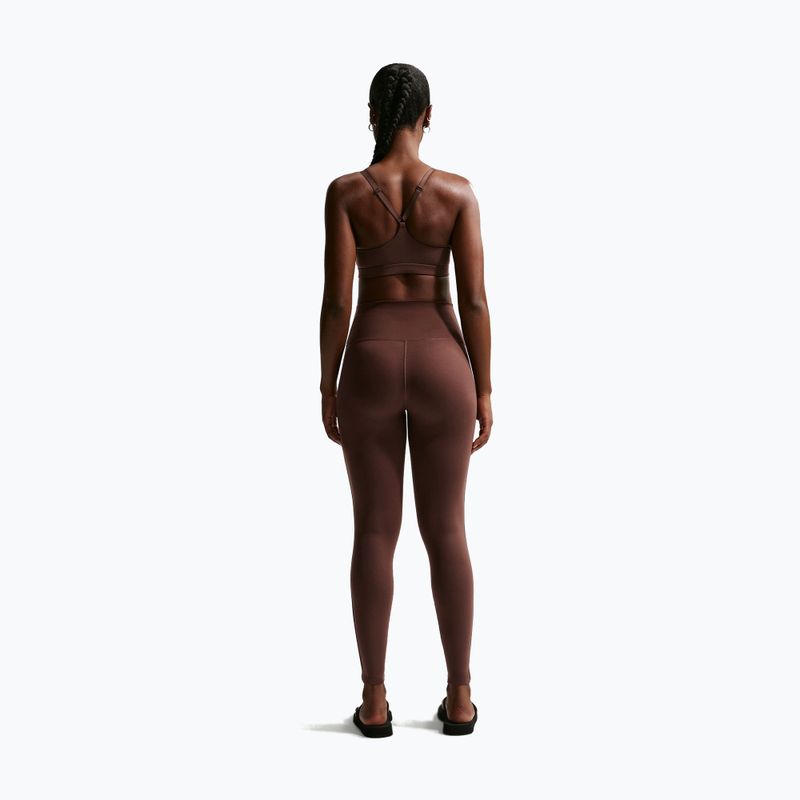 Moteriškos tamprės Nike One High-Waisted Seamless light chocolate 3