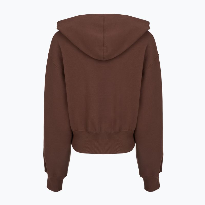 Moteriškas džemperis Nike Phoenix Full-Zip Hoodie light chocolate 7