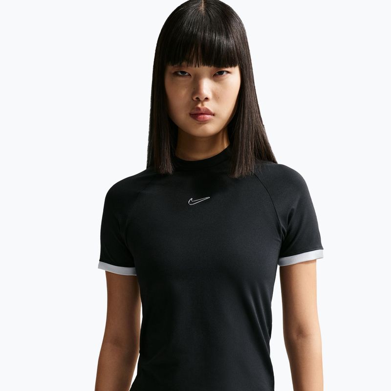 Moteriški marškinėliai Nike Gloss Fitted Top black 4