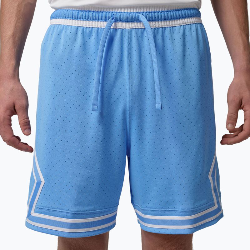 Spodenki koszykarskie męskie Nike Jordan Mesh Diamond 4" university blue/white/white 4