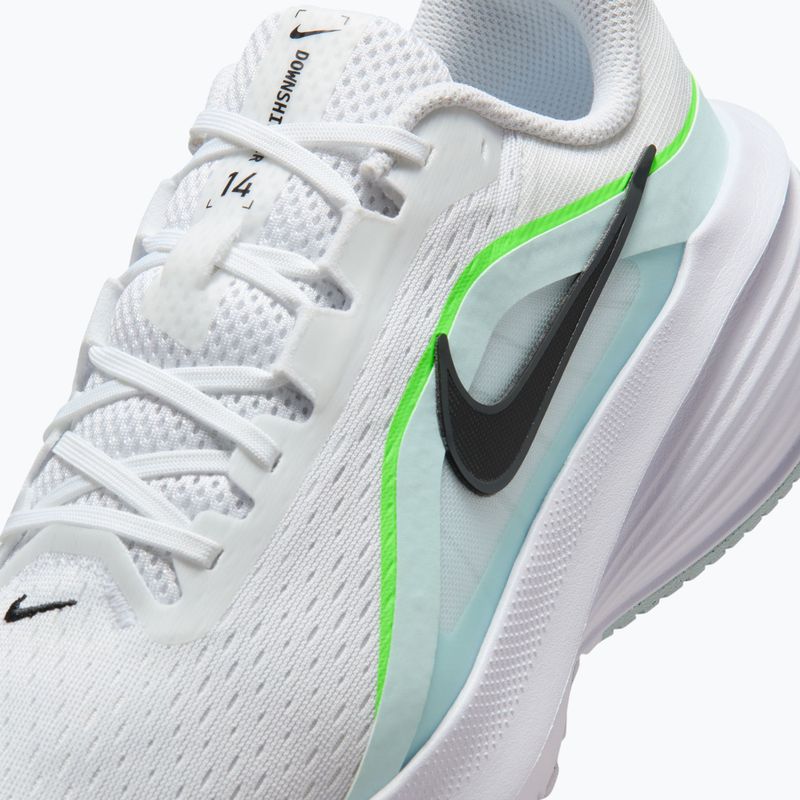 Vyriški bėgimo batai Nike Downshifter 14 white/glacier blue/green strike/black 7