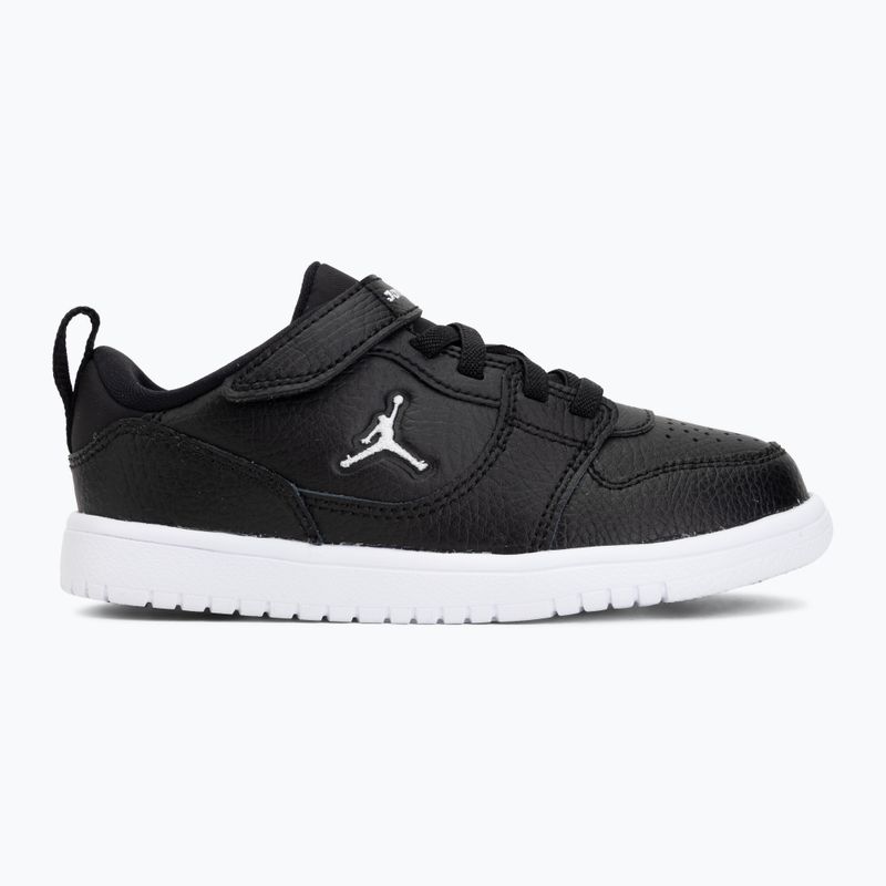Vaikiški batai Jordan Court Connect Low juoda/balta 2