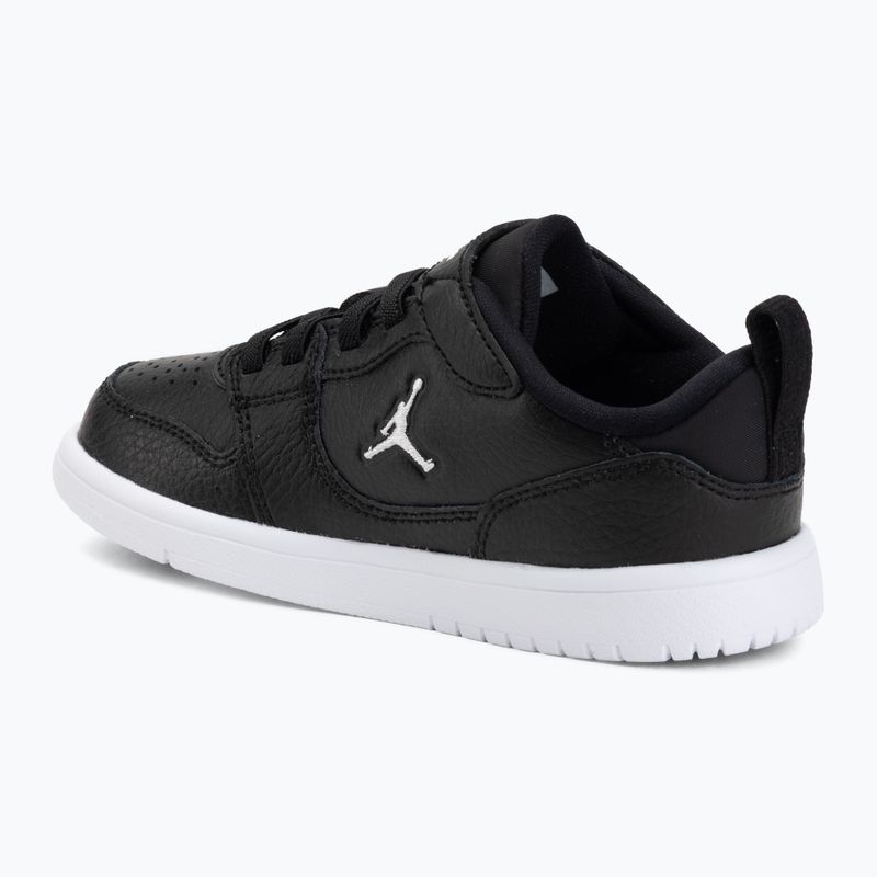 Vaikiški batai Jordan Court Connect Low juoda/balta 3