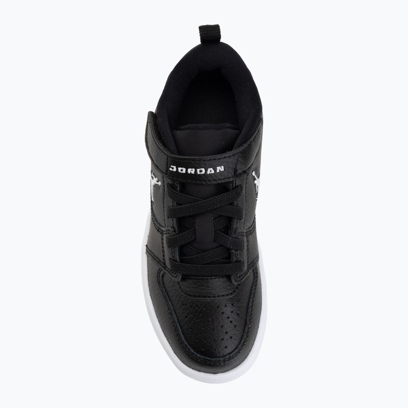 Vaikiški batai Jordan Court Connect Low juoda/balta 5