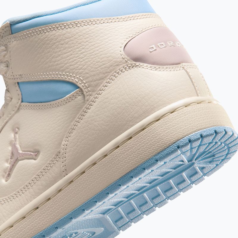 Moteriški batai Jordan Court Connect Mid pale ivory/psychic blue/particle rose 8