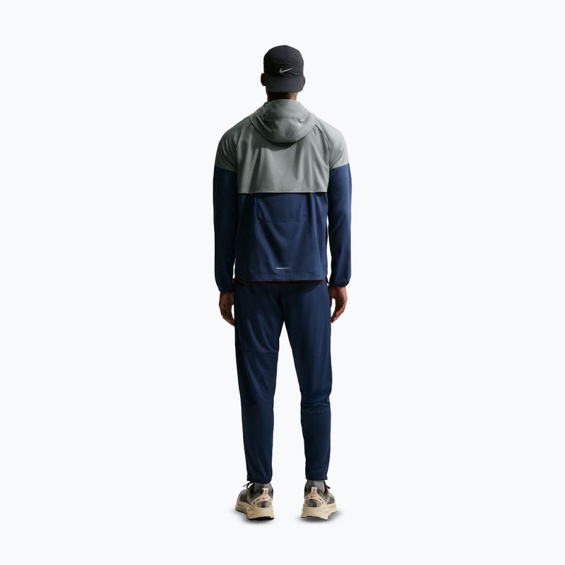 Vyriška bėgimo striukė Nike Impossibly Light Windrunner smoke grey/smoke grey/midnight navy 3