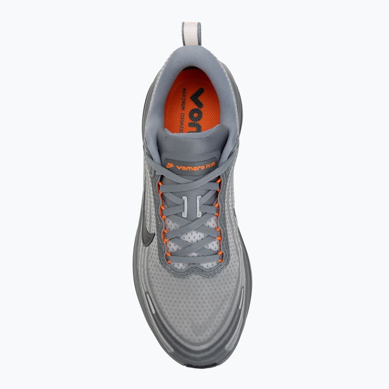 Vyriški bėgimo bateliai Nike Vomero Plus cool grey/safety orange/black 5