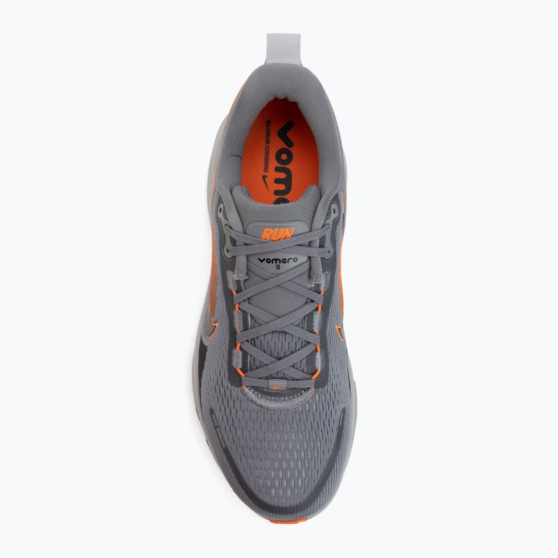 Vyriški bėgimo bateliai Nike Vomero 18 cool grey/safety orange/wolf grey/black 5