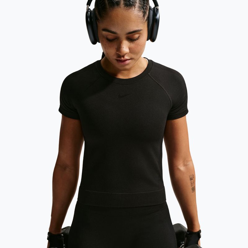 Moteriški treniruočių marškinėliai Nike Pro Seamless Dri-Fit black 4